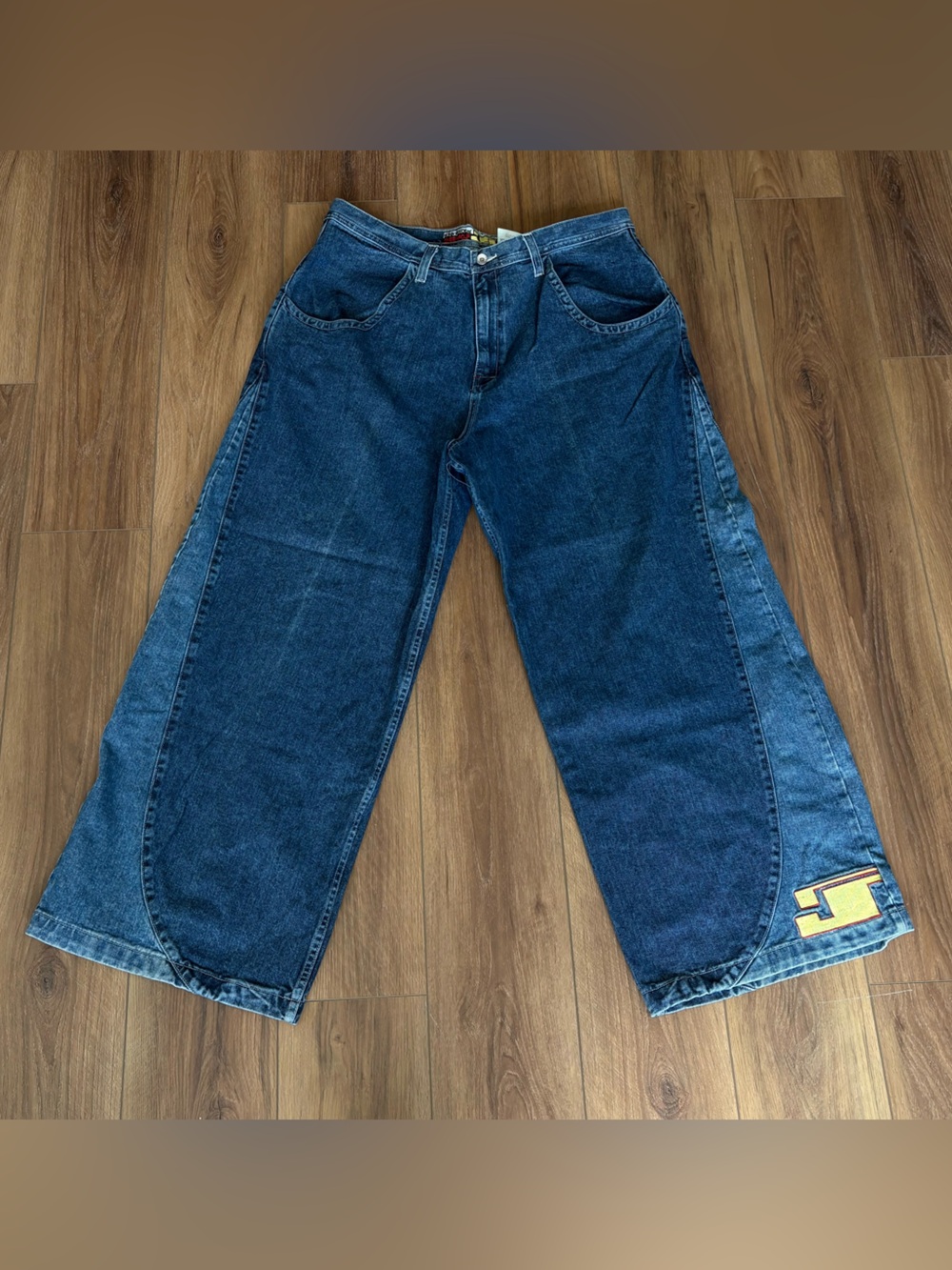 Vintage 90s JNCO Sonik Feedbacks Baggy Jeans Ultra Wide Sz 42x32 Skateboard